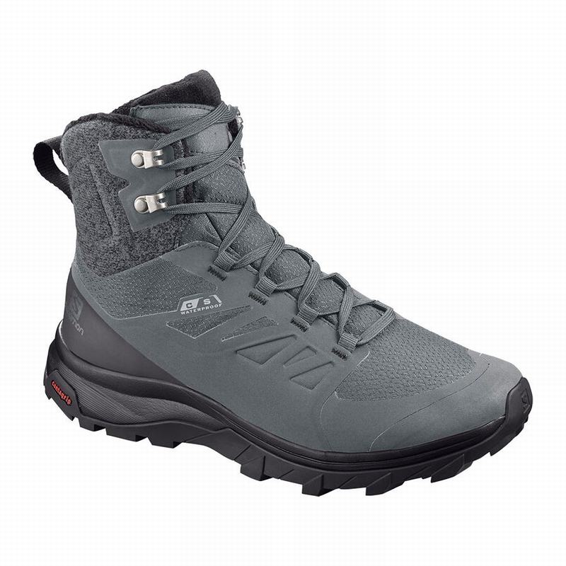 Salomon OUTBLAST TS CSWP W Botas De Invierno Mujer - Gris - Colombia (42175-QFAD)